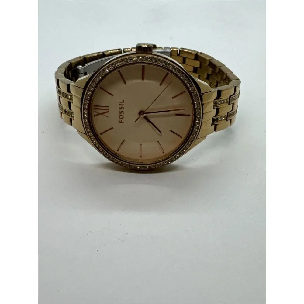 Fossil Suitor BQ3116 Women's Rose Gold Stainless Steel Analog Dial Watch JNA361
